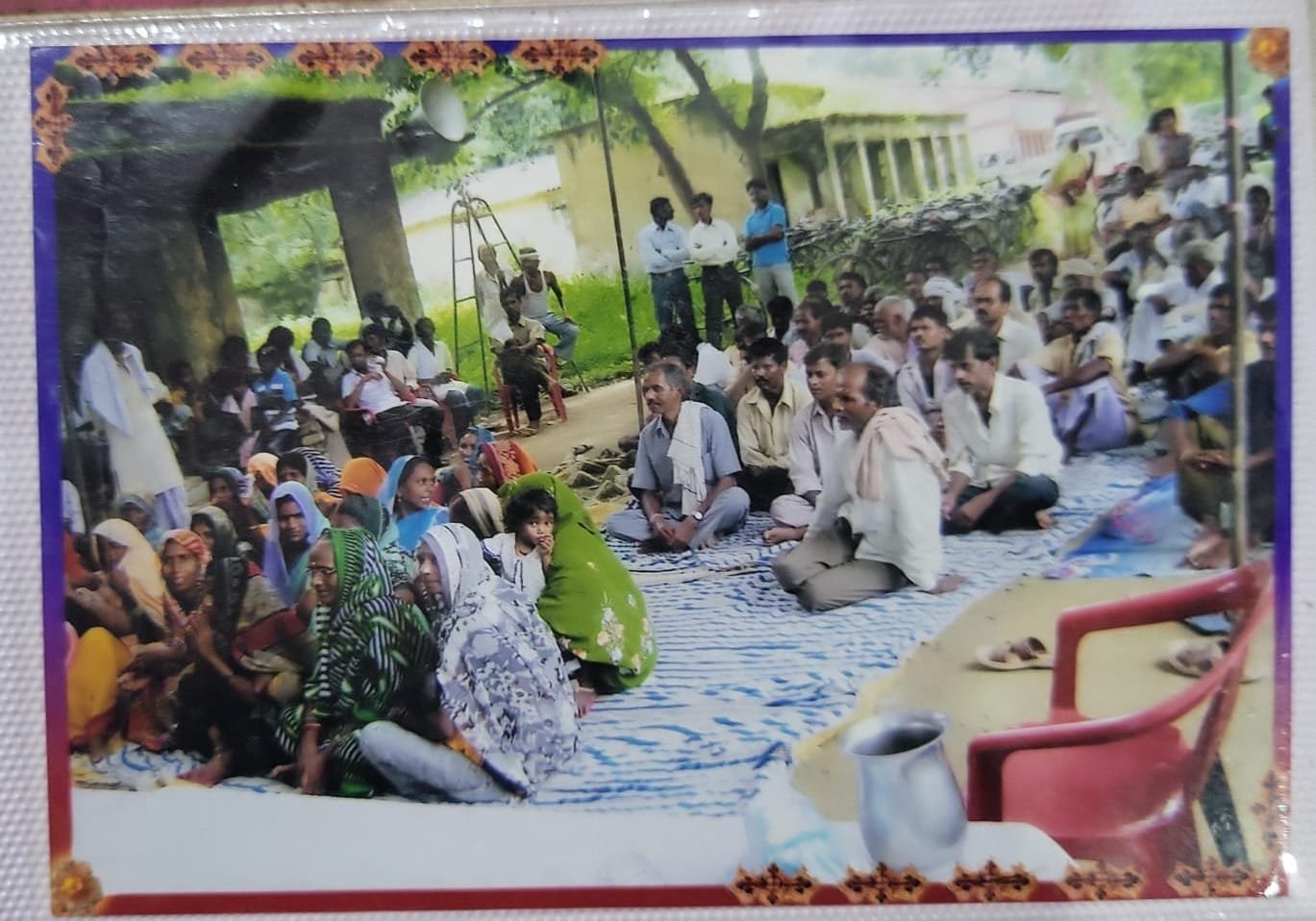 Community Awareness Meeting in Village